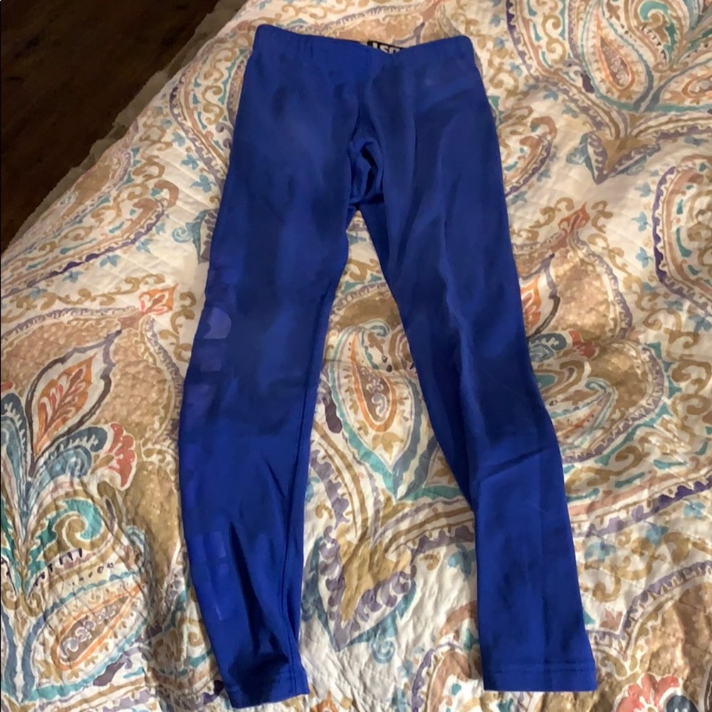 Nike blue low rise  leggings!